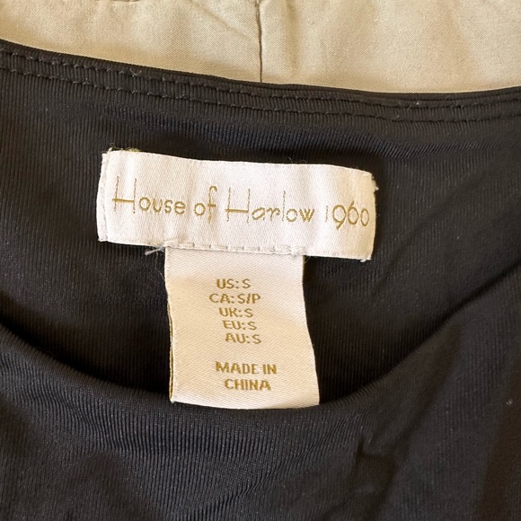 House of Harlow Black long sleeve bodysuit - Picture 6 of 10